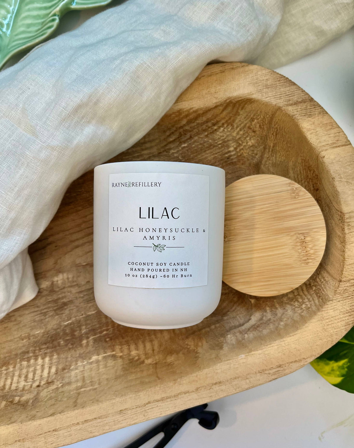 The Granite Vessel -  Coconut Soy Wax Candle: Lilac