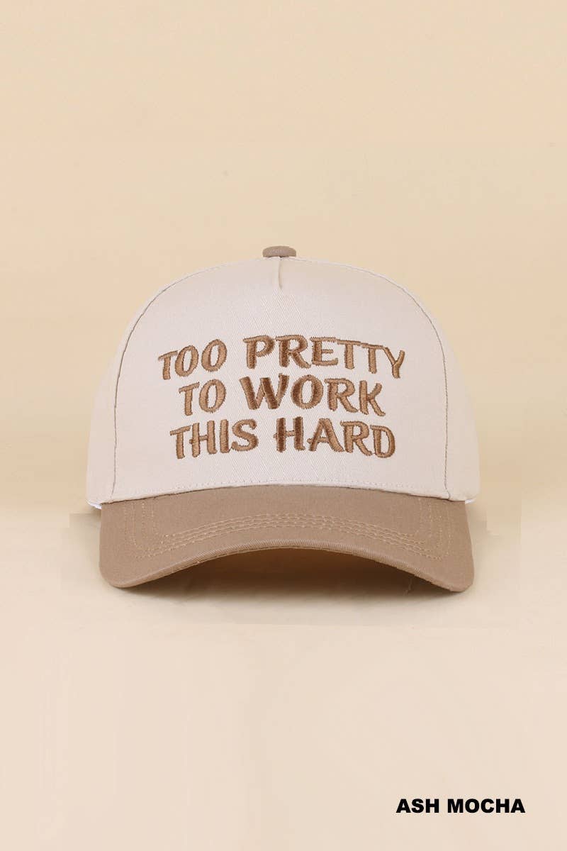 `Two Tone Canvas Cotton Cap: FLORAL-189777 / OS