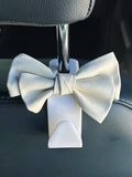 Car Bow Holder "Off White"