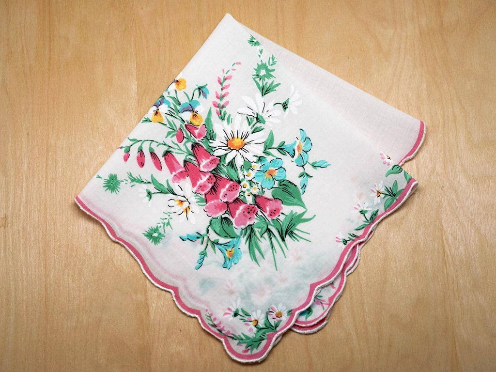 Art Deco Glamour Girl Dress Keepsake Hankie Card: Sweetpea