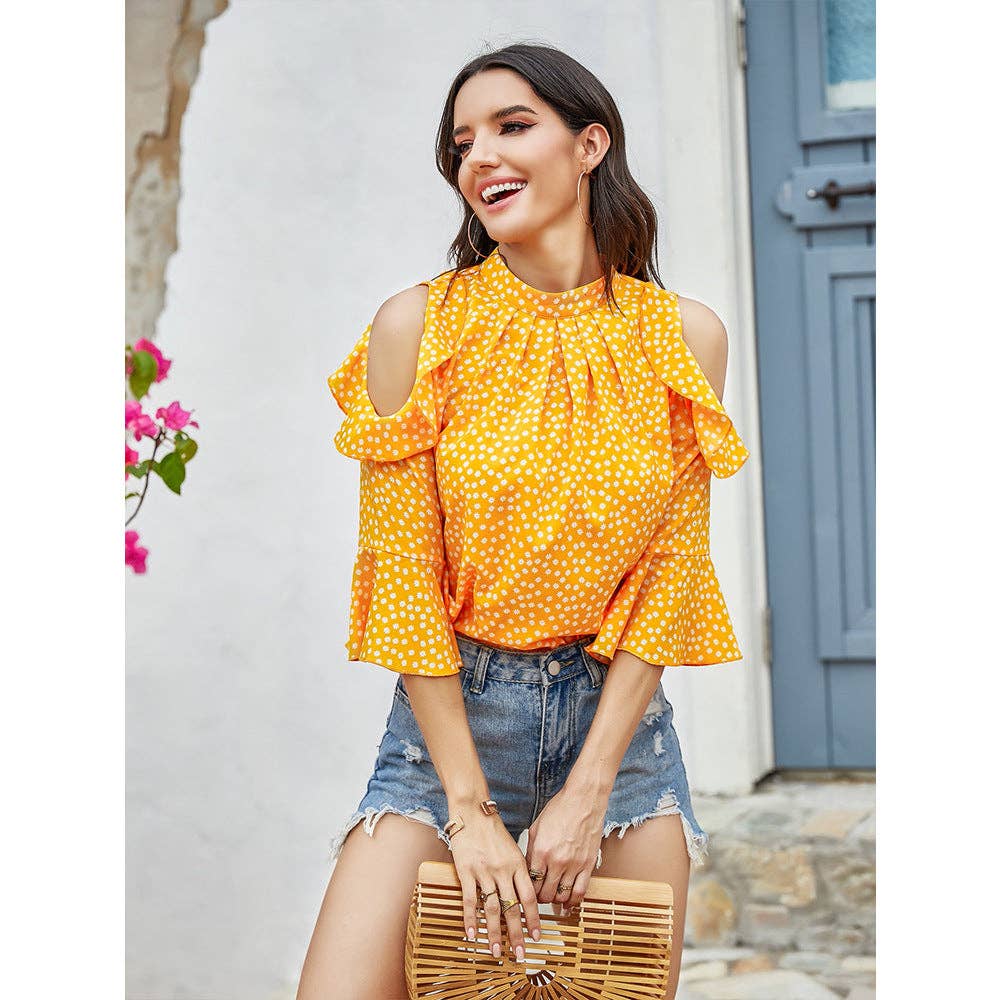 Meryl Yellow Top: Medium