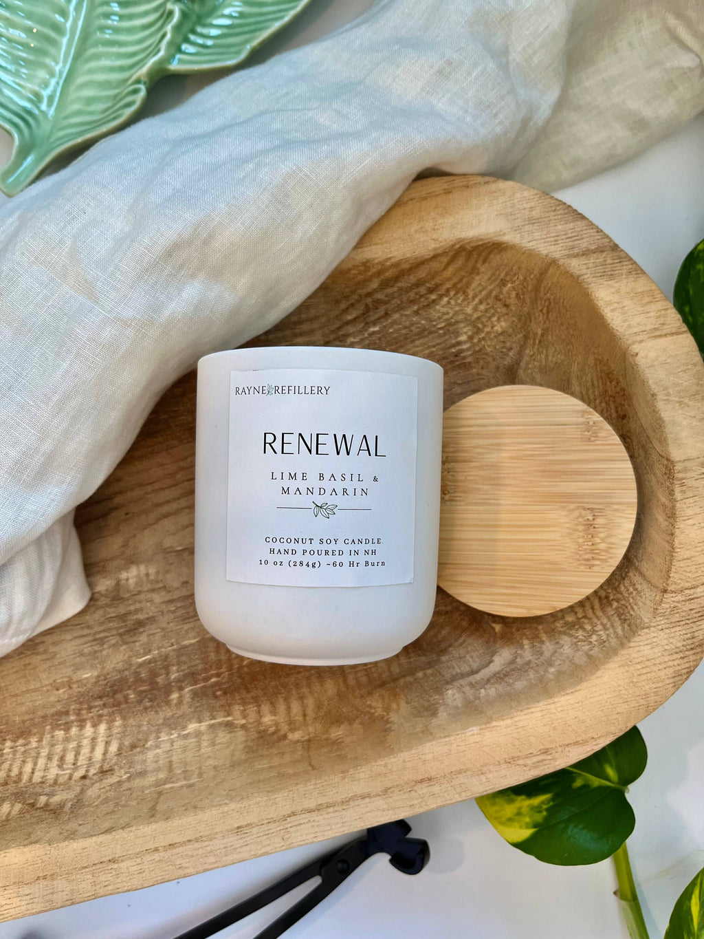 The Granite Vessel -  Coconut Soy Wax Candle: Lilac