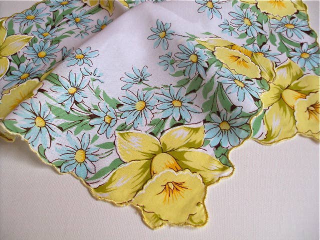 Art Deco Spring  Dance Keepsake Hankie Card