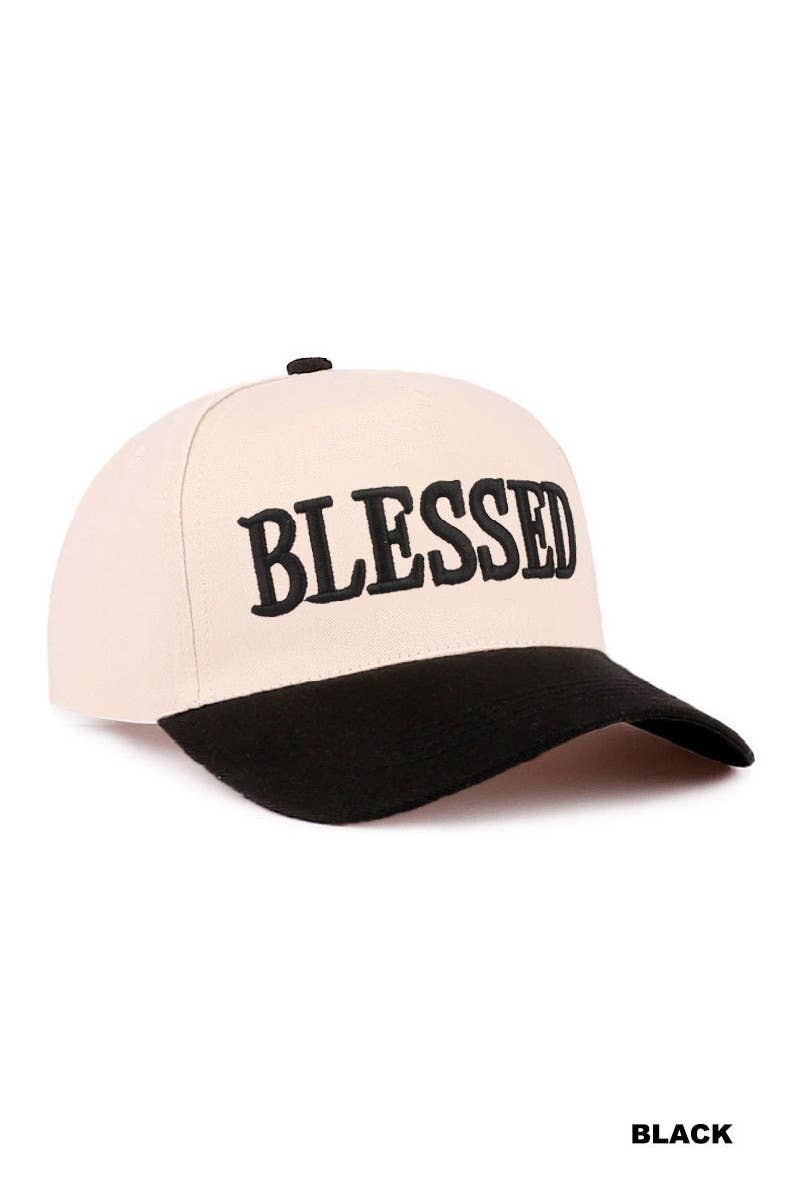 `Blessed Two Tone Cotton Cap Zenana Consgt.: ASH MOCHA-192502 / OS