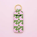 Lip Balm Keychain Holder - Cozy Quilt