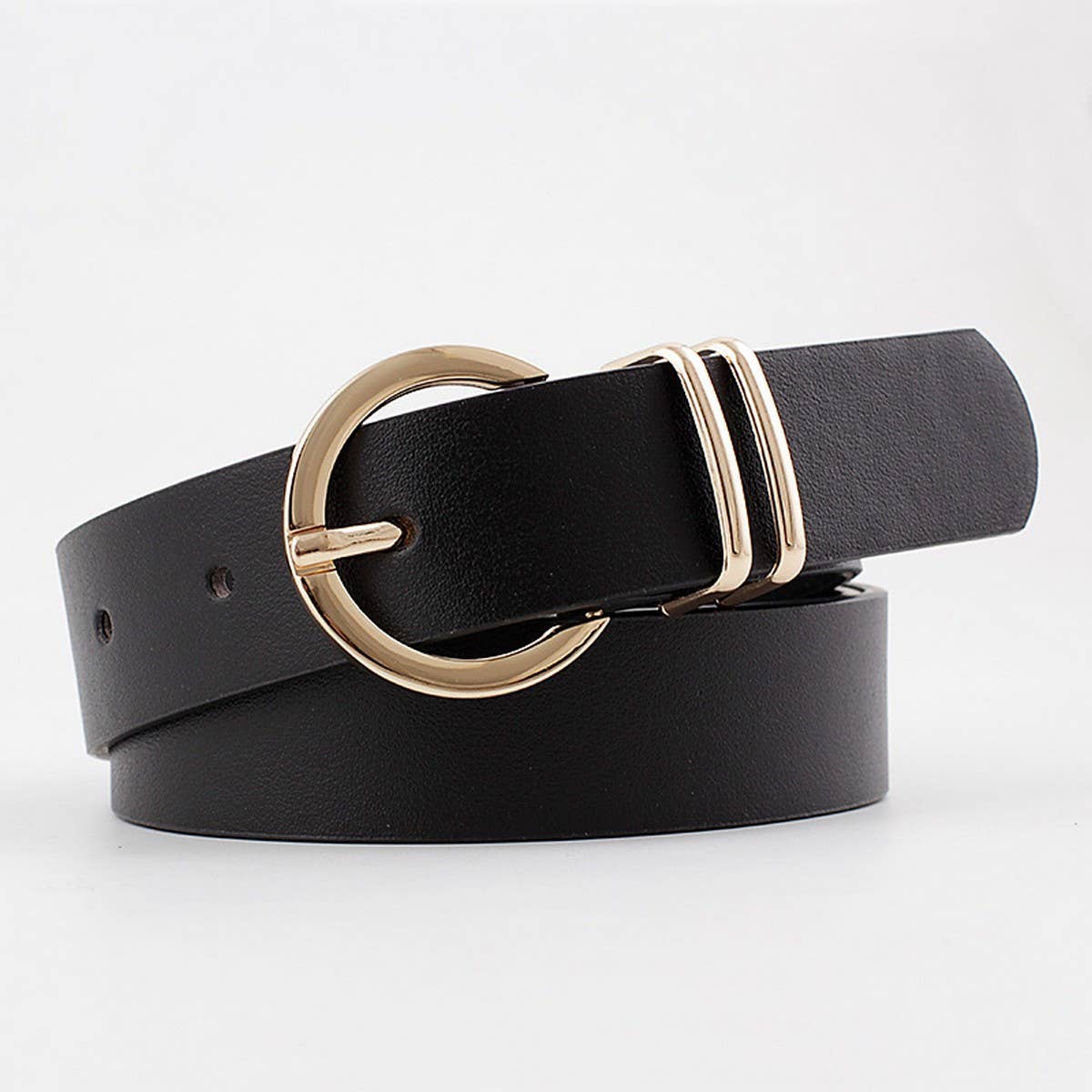 CWABE0376_HOT SELLING RETRO BIG BUCKLE DECORATIVE BELT: Pink / (OS) 1