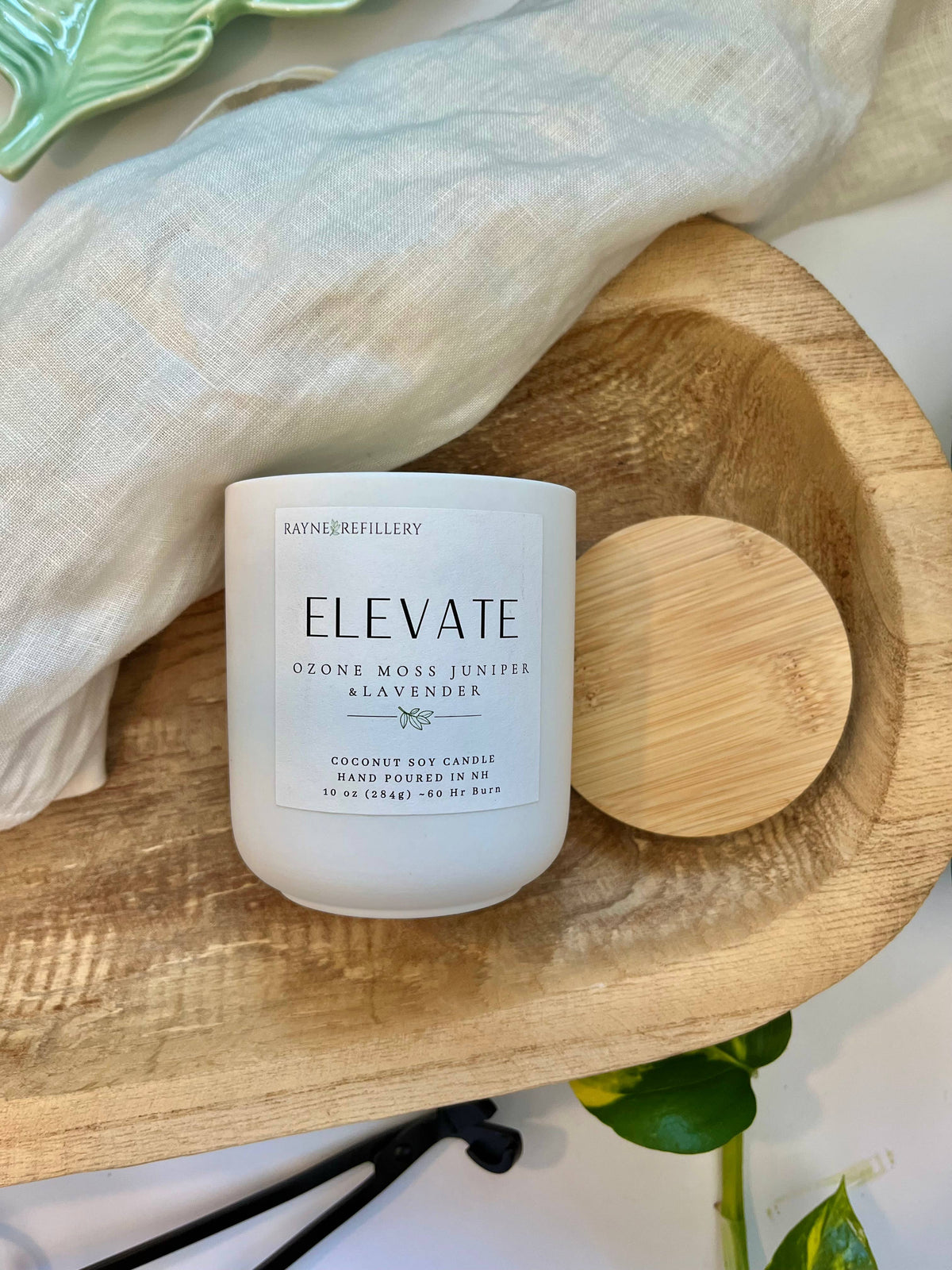 The Granite Vessel -  Coconut Soy Wax Candle: Lilac