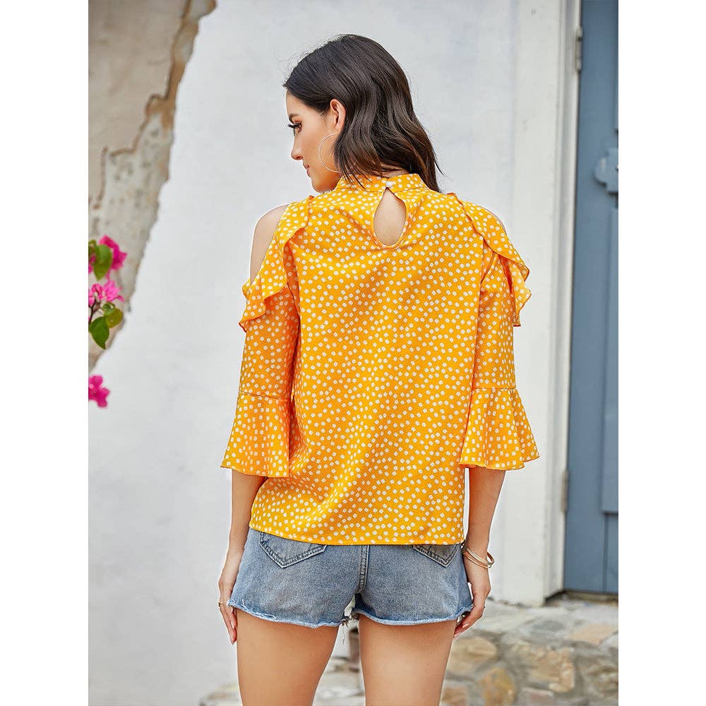 Meryl Yellow Top: Medium
