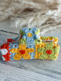 Flower Crochet Retro Hair Claw