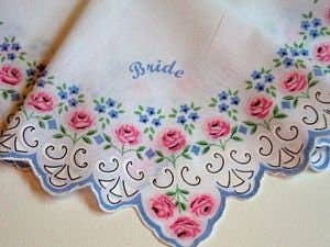 Bridal Hanky Card: White Hankie