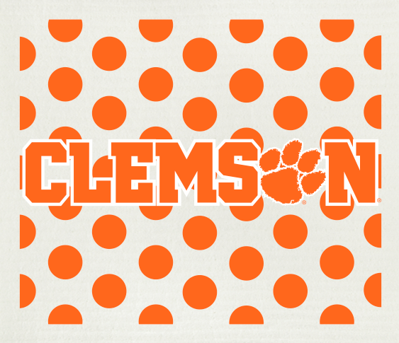 Clemson University 3 Swedish Cloth