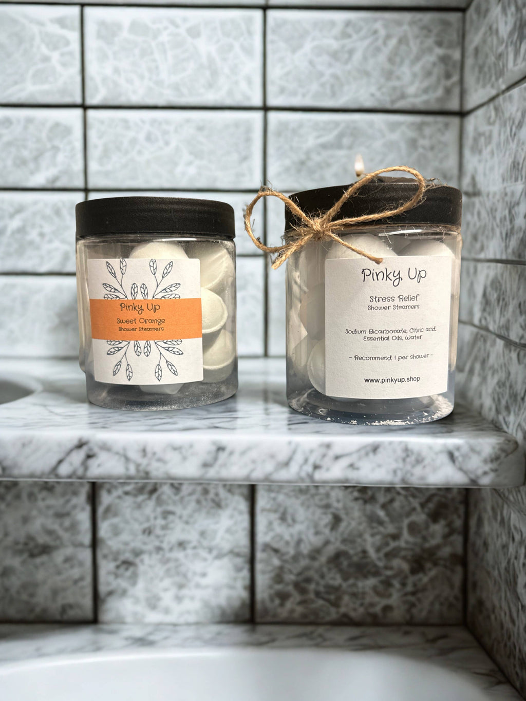 SHOWER STEAMER GIFT JAR: Stress relief