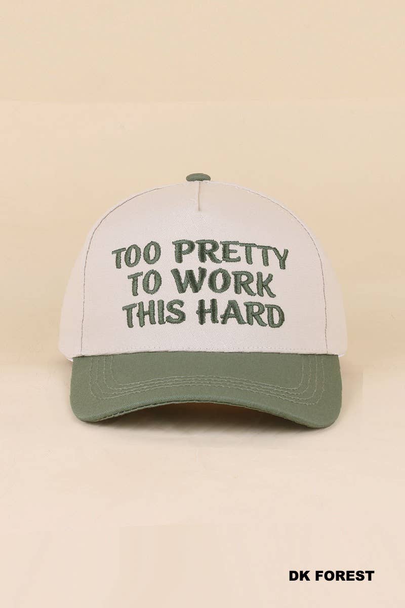`Two Tone Canvas Cotton Cap: FLORAL-189777 / OS