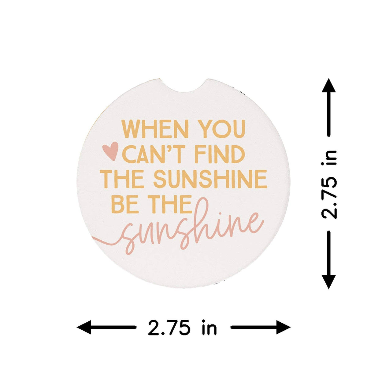 Be The Sunshine Car Coaster Set