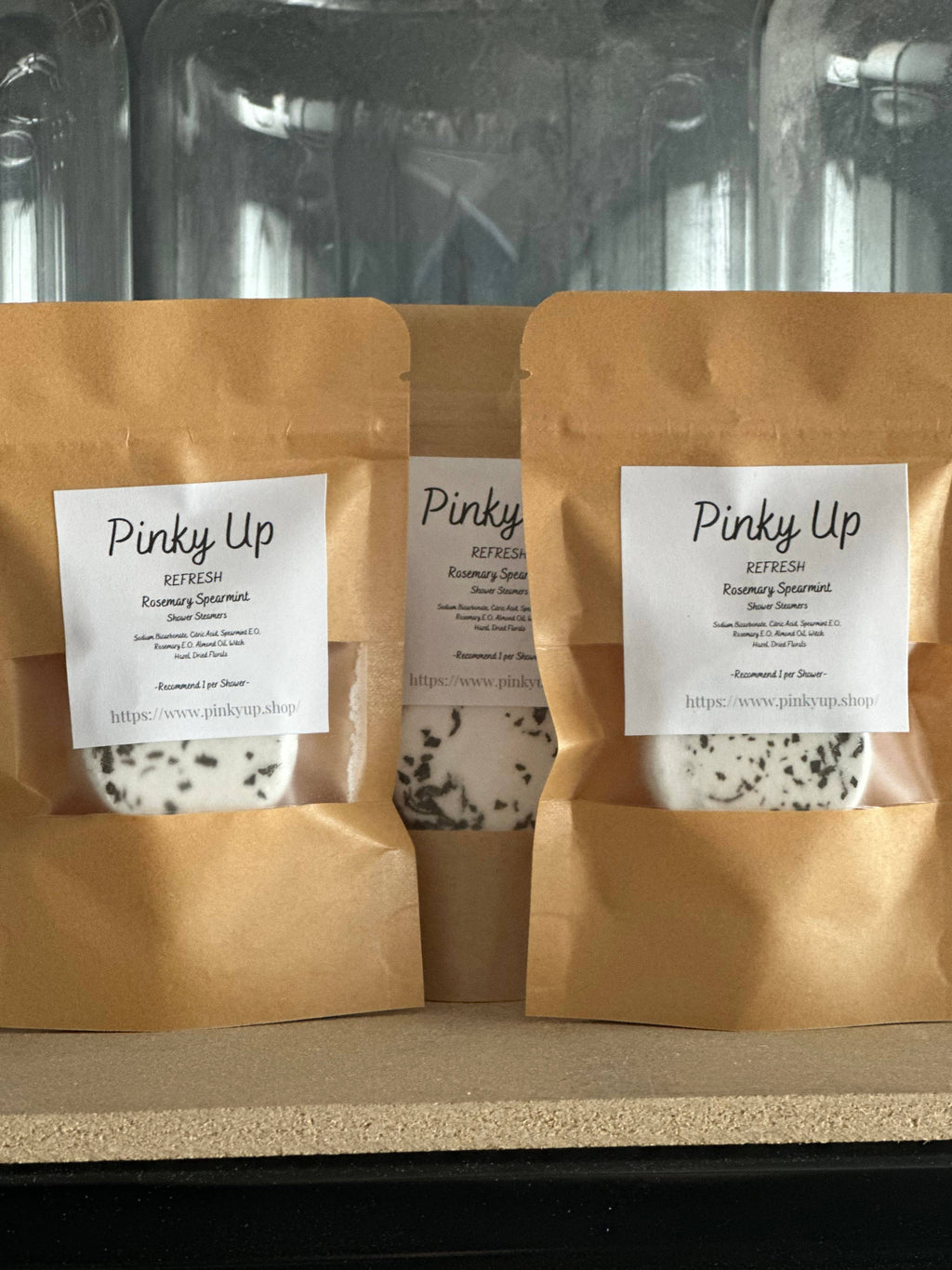 Single Shower Steamers: Rise n Shine: Lemongrass Bergamot Sweet Orange