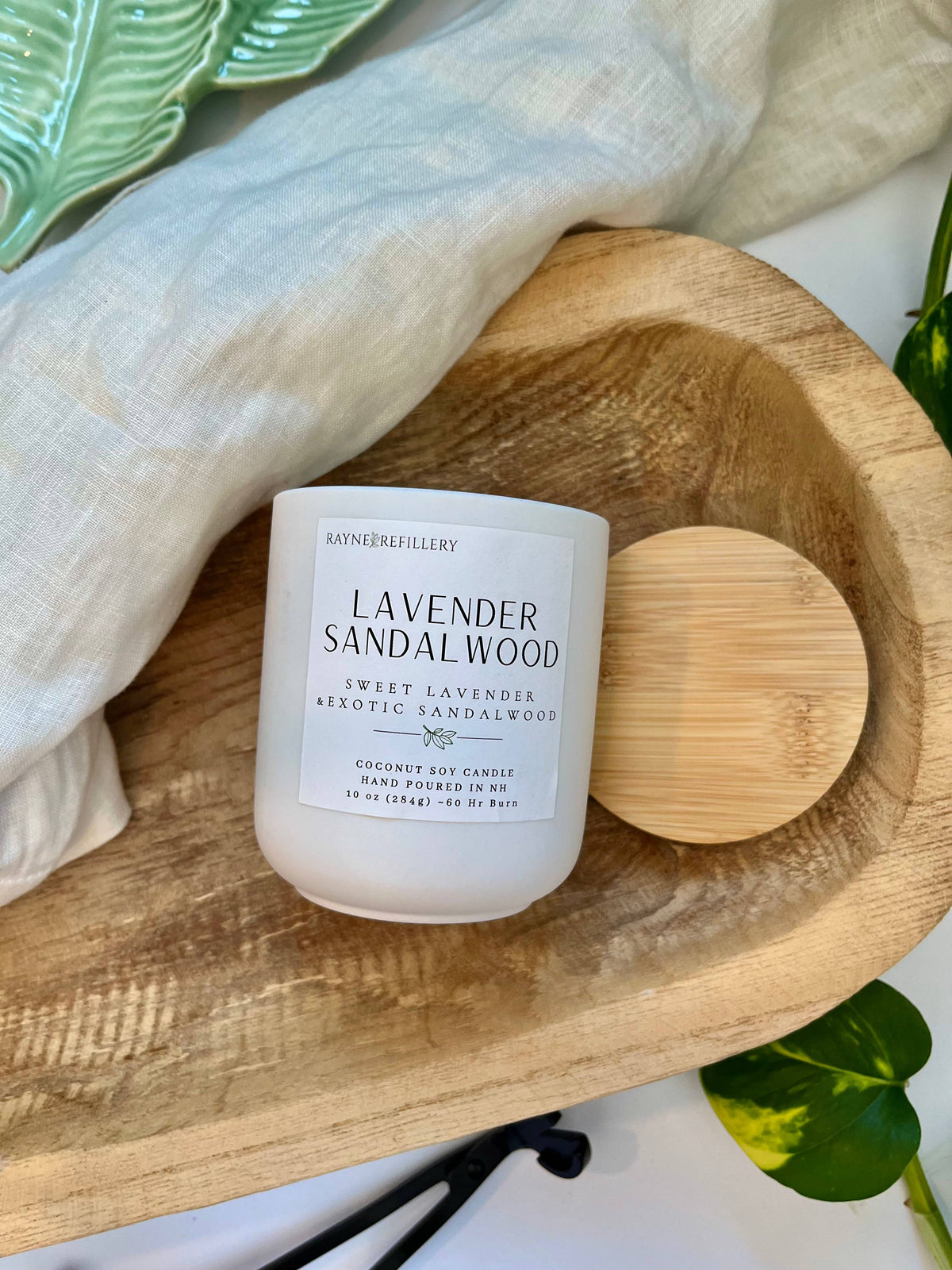 The Granite Vessel -  Coconut Soy Wax Candle: Lilac