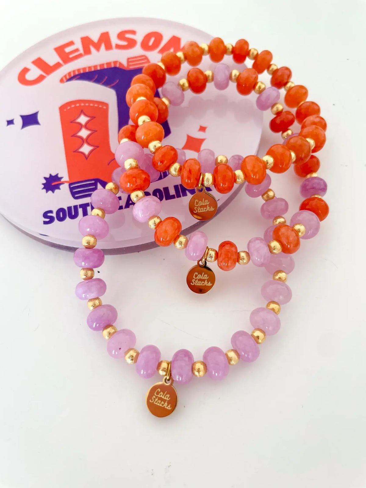 Clemson Sequoia Bracelet: Orange