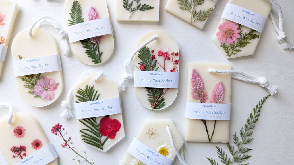 Botanical Scented Wax Sachets: Beach Bum