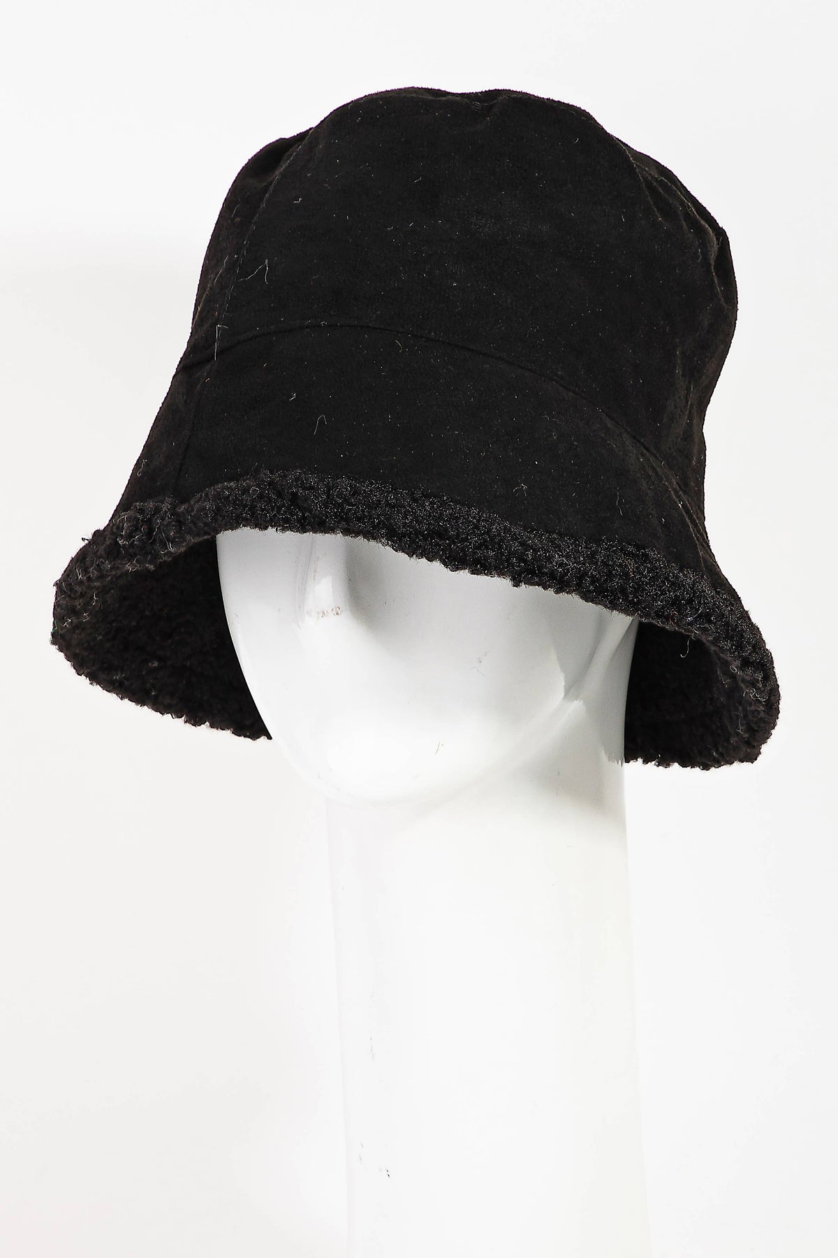 Faux Teddy Fur Bucket Hat: IV