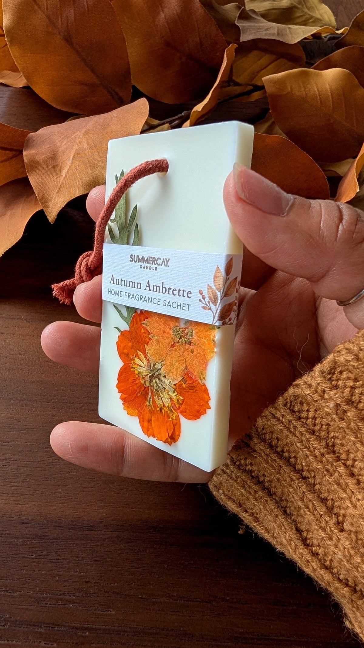 Fall Scented Wax Sachets: Autumn Ambrette