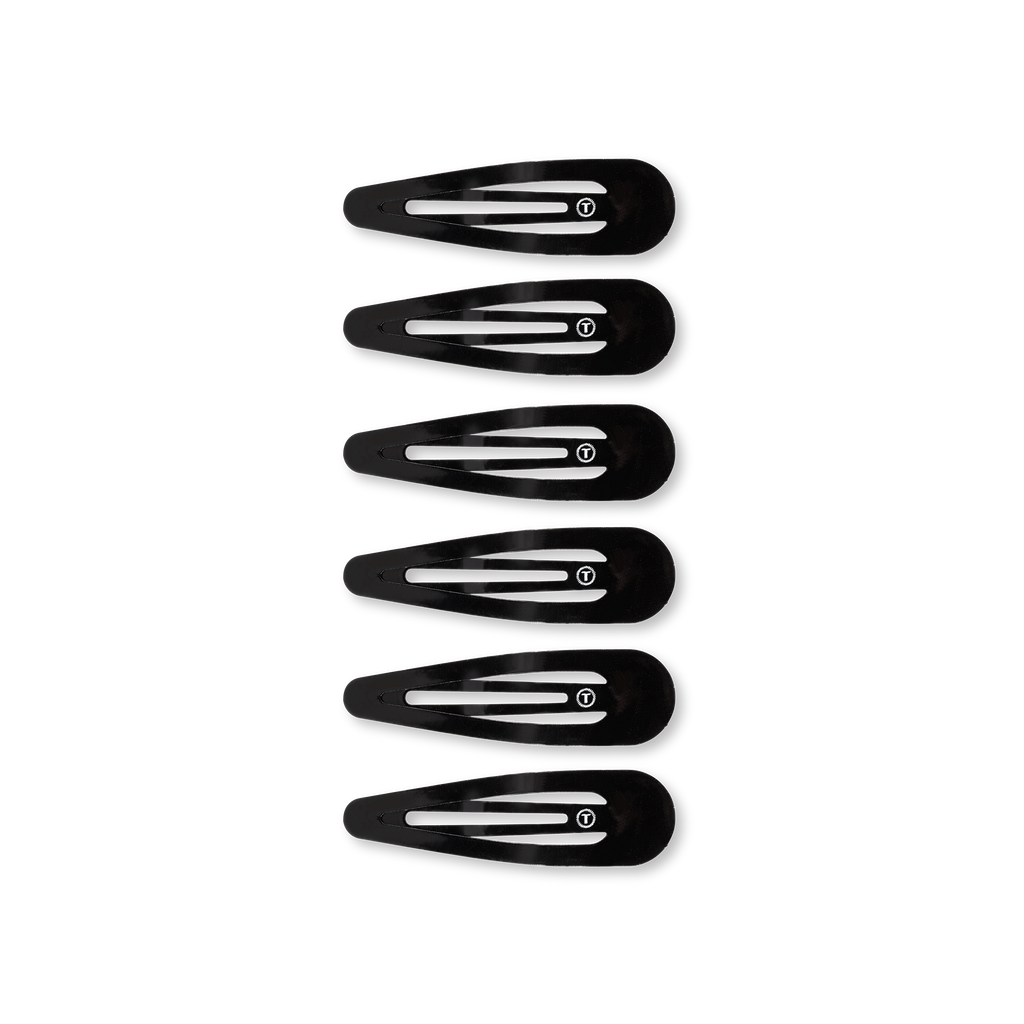 Jet Black Snap Clip (6ct)