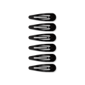 Jet Black Snap Clip (6ct)