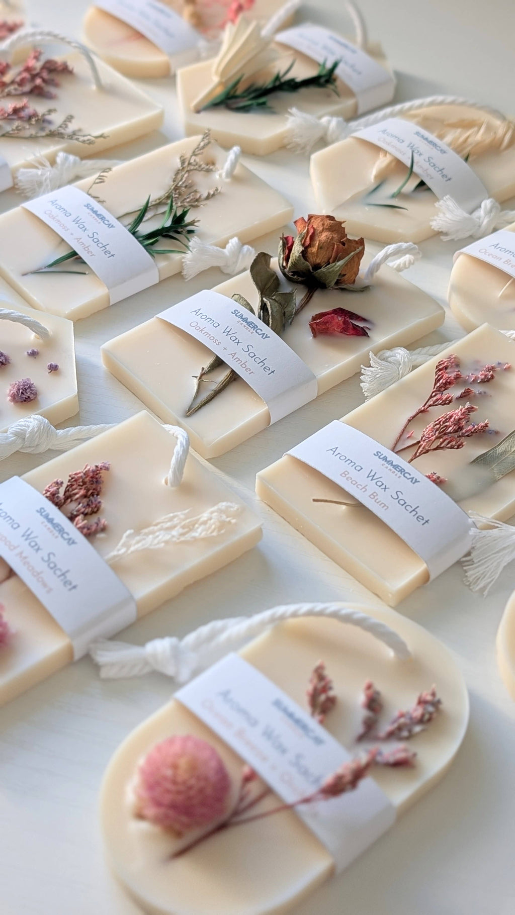 Botanical Scented Wax Sachets: Beach Bum
