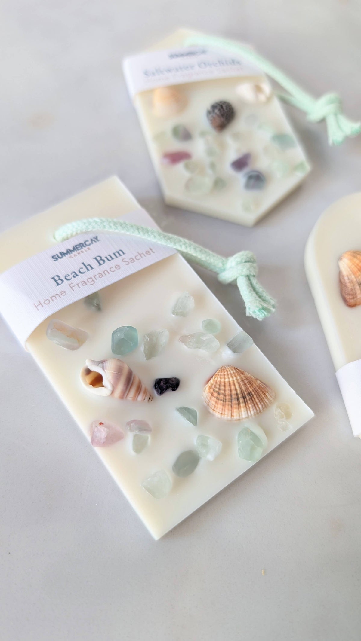 Coastal Inspired Scented Wax Sachets: Beach Bum