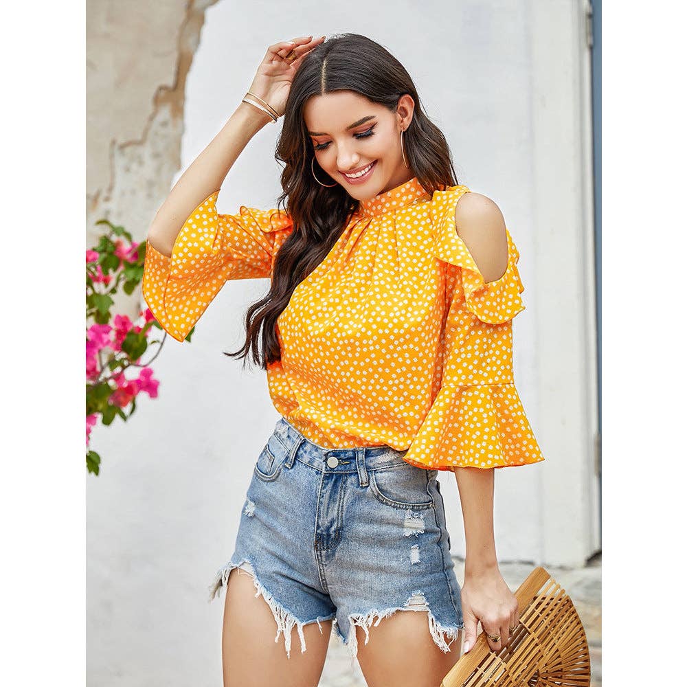 Meryl Yellow Top: Medium