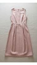 Blush Linen Midi Dress