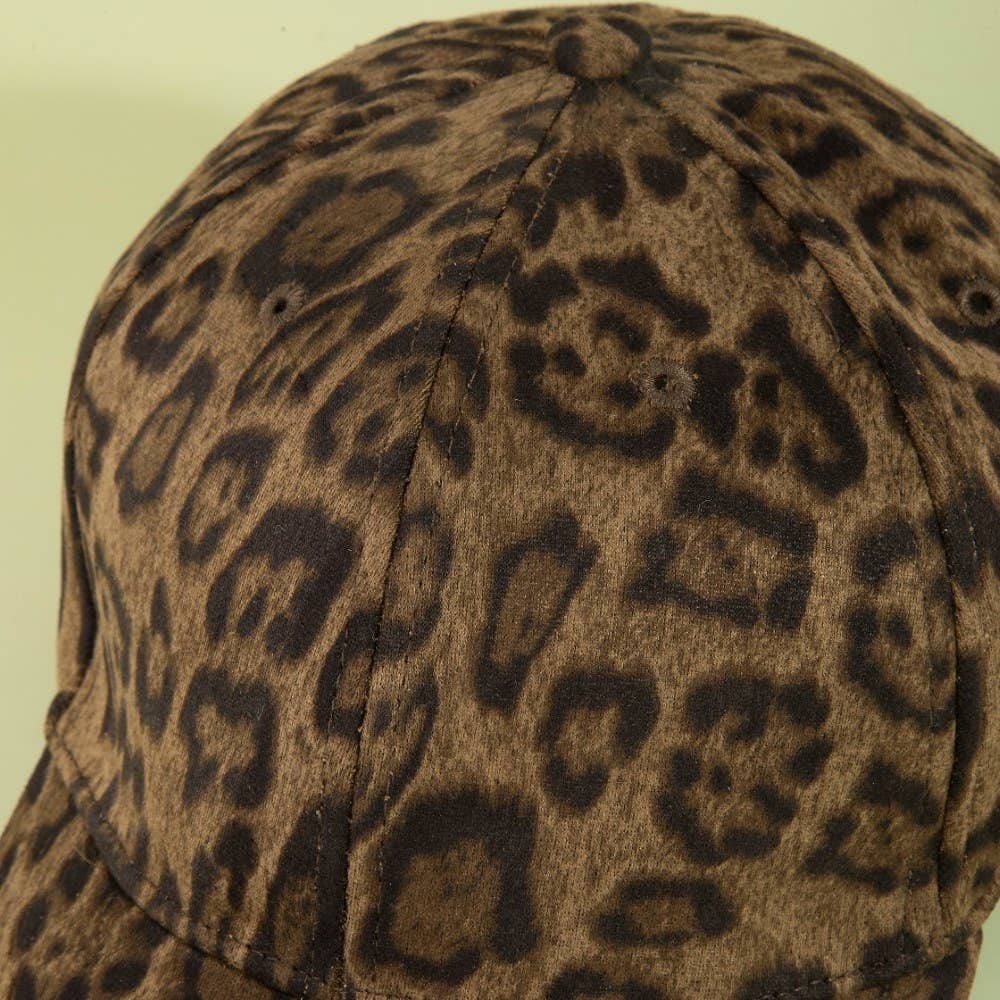 Leopard Print Baseball Cap: LLE