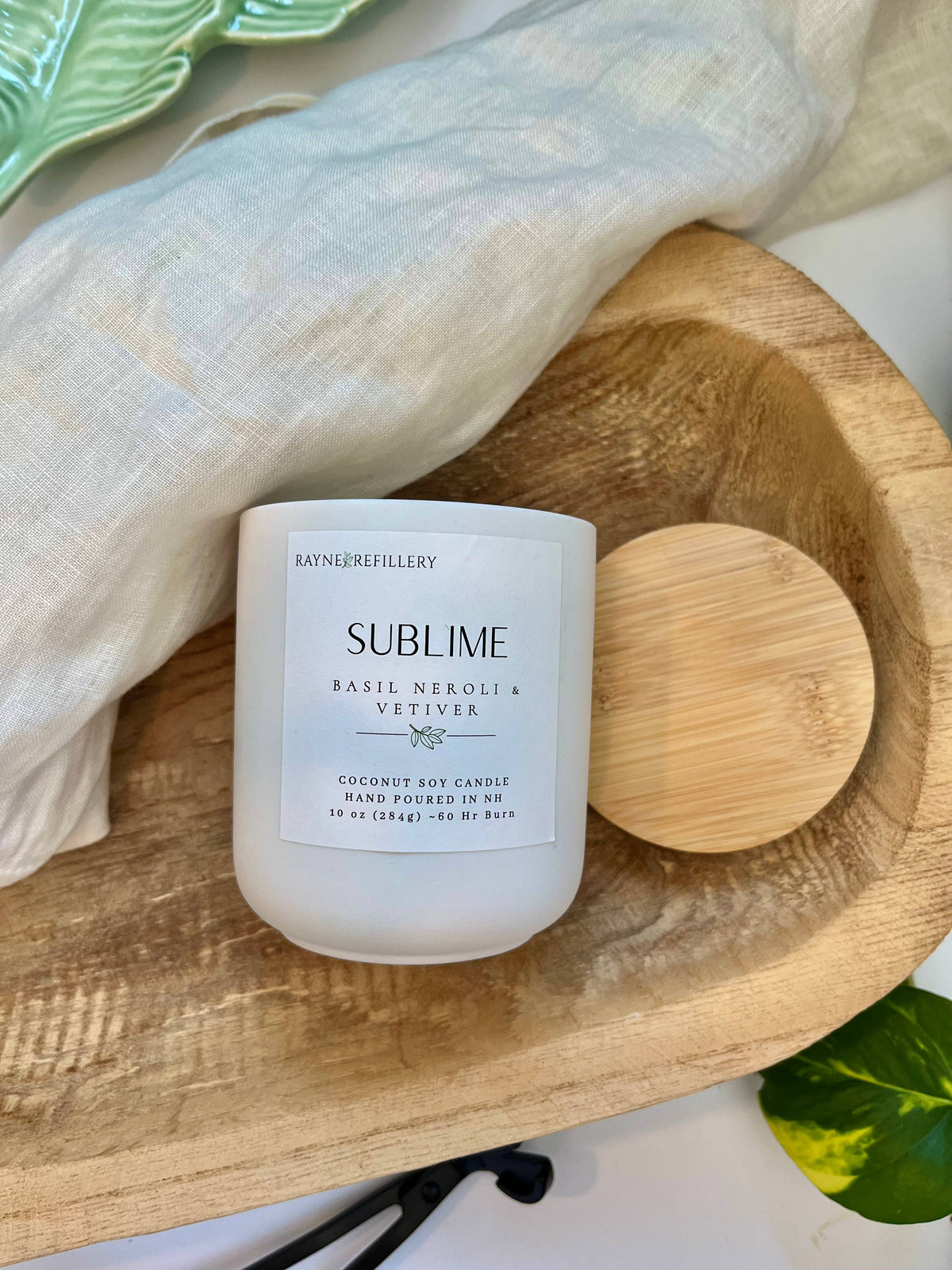 The Granite Vessel -  Coconut Soy Wax Candle: Lilac