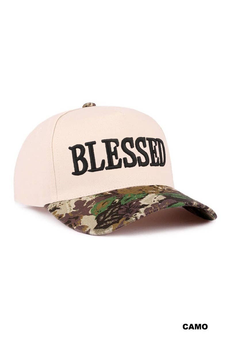 `Blessed Two Tone Cotton Cap Zenana Consgt.: ASH MOCHA-192502 / OS