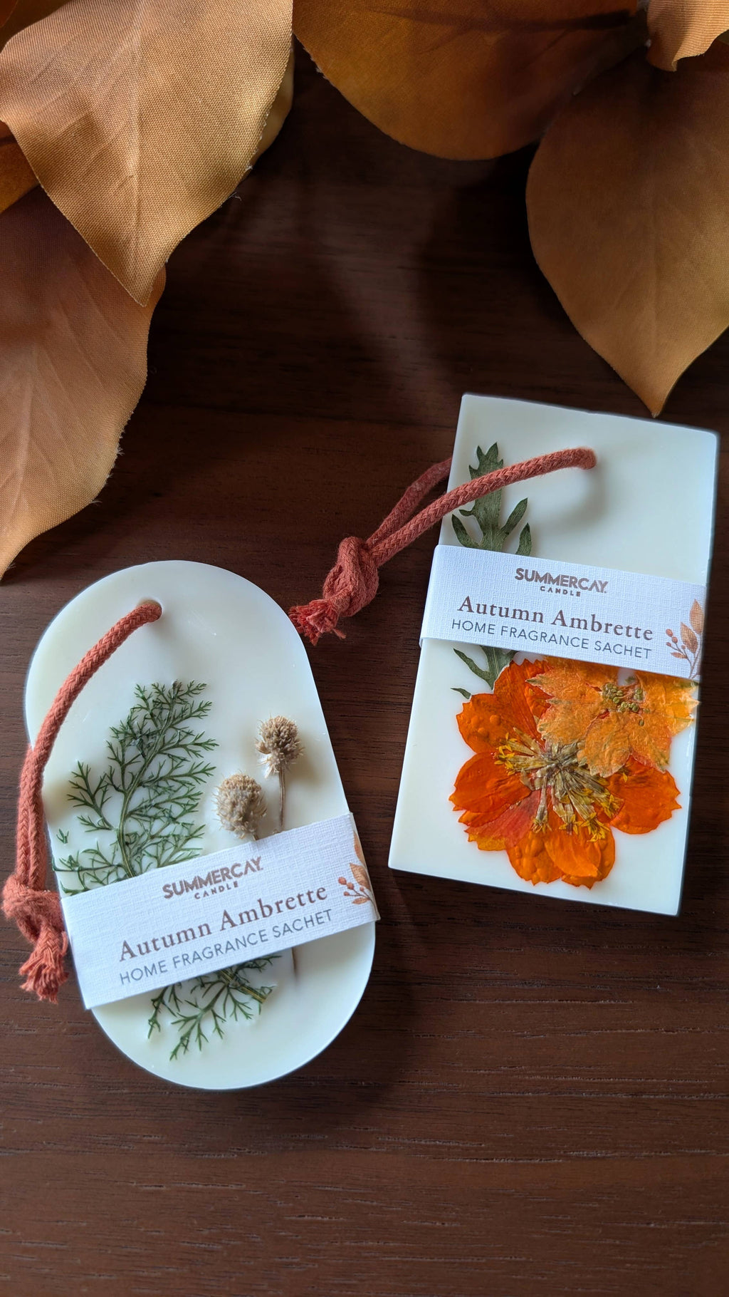 Fall Scented Wax Sachets: Autumn Ambrette