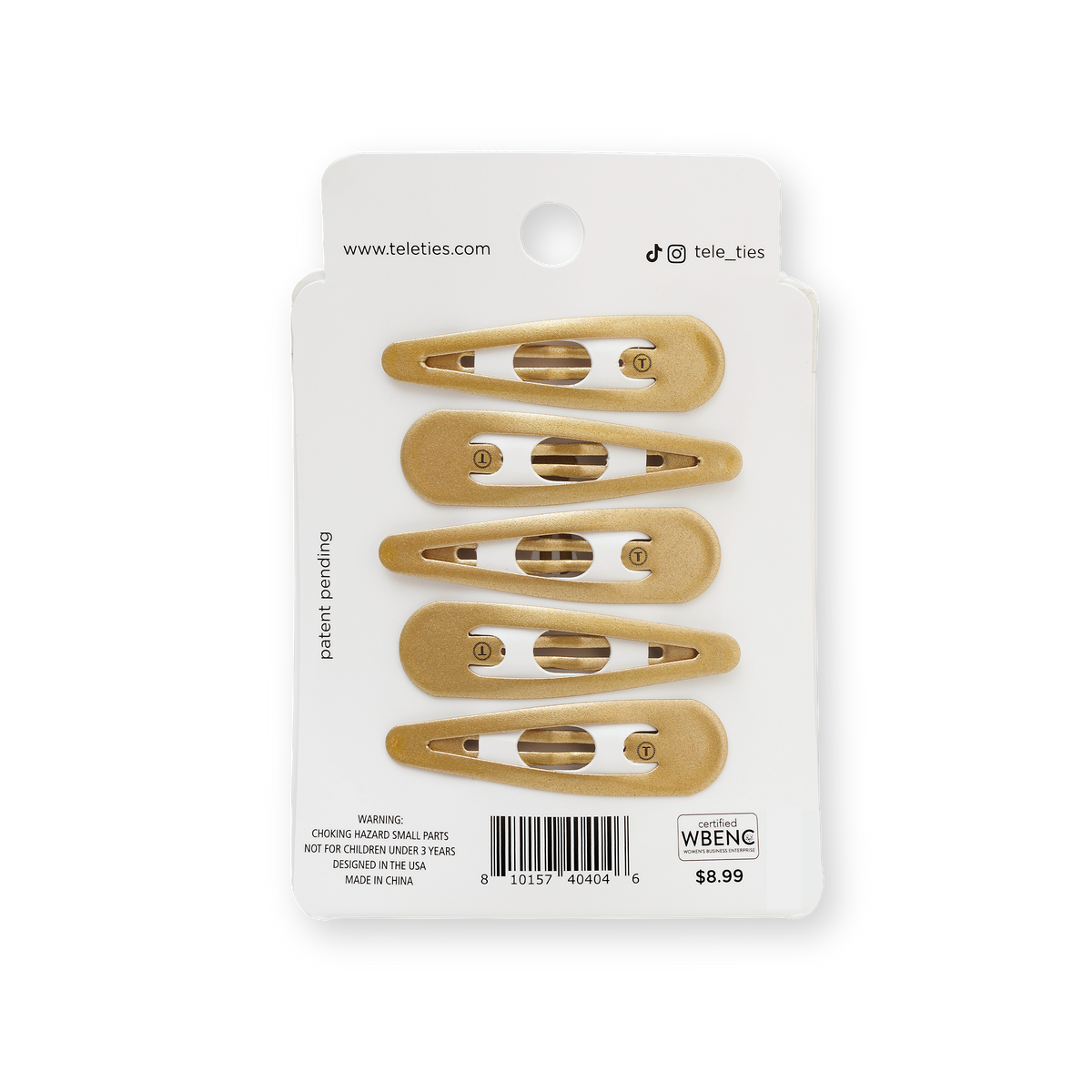 Gold Snap Clip (6ct)