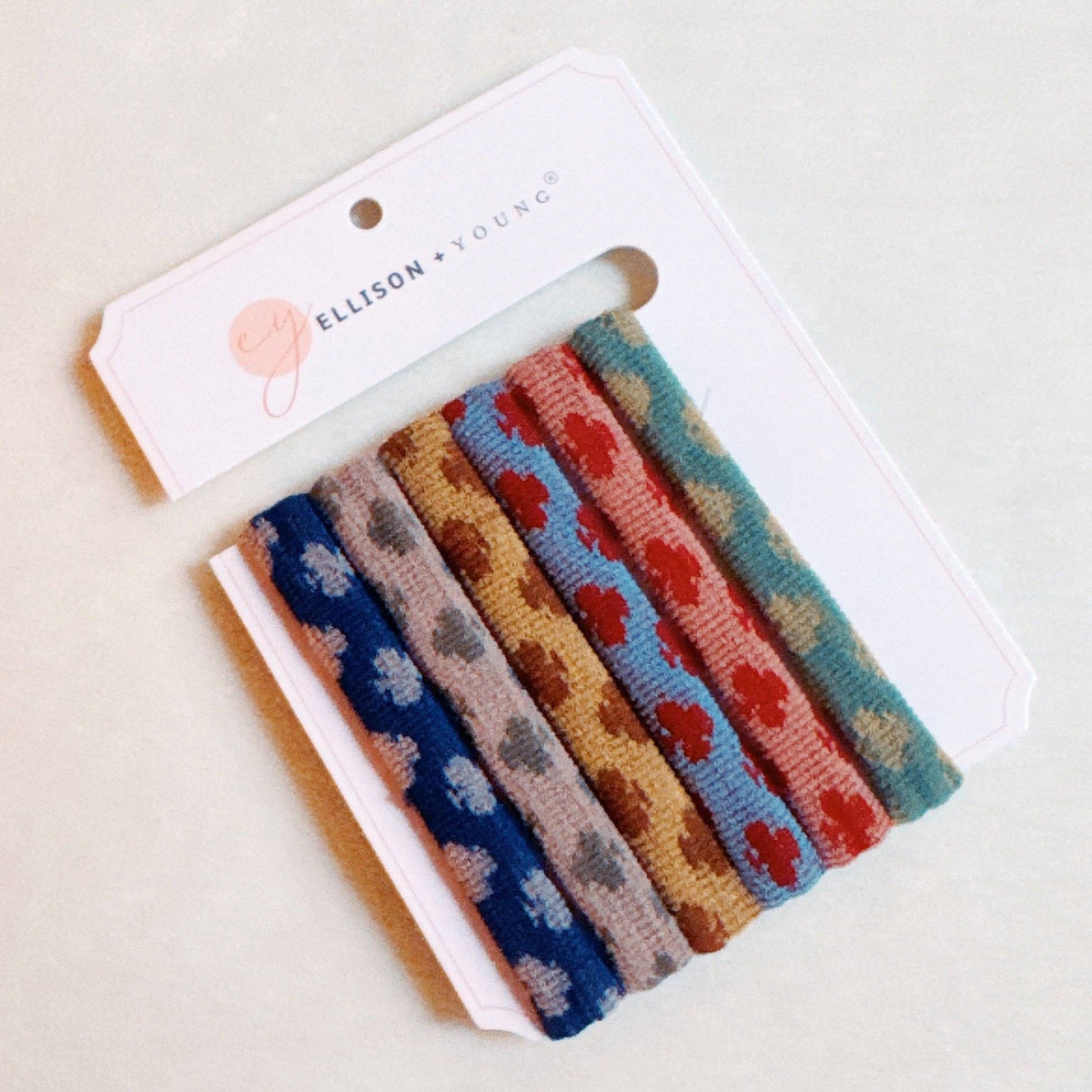 Worlds Best Everyday Hair Ties Set Of 6: Leopard