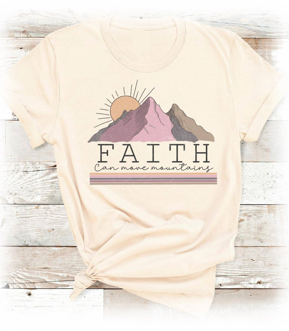 Faith That Can Move Mountains: No / White / Large