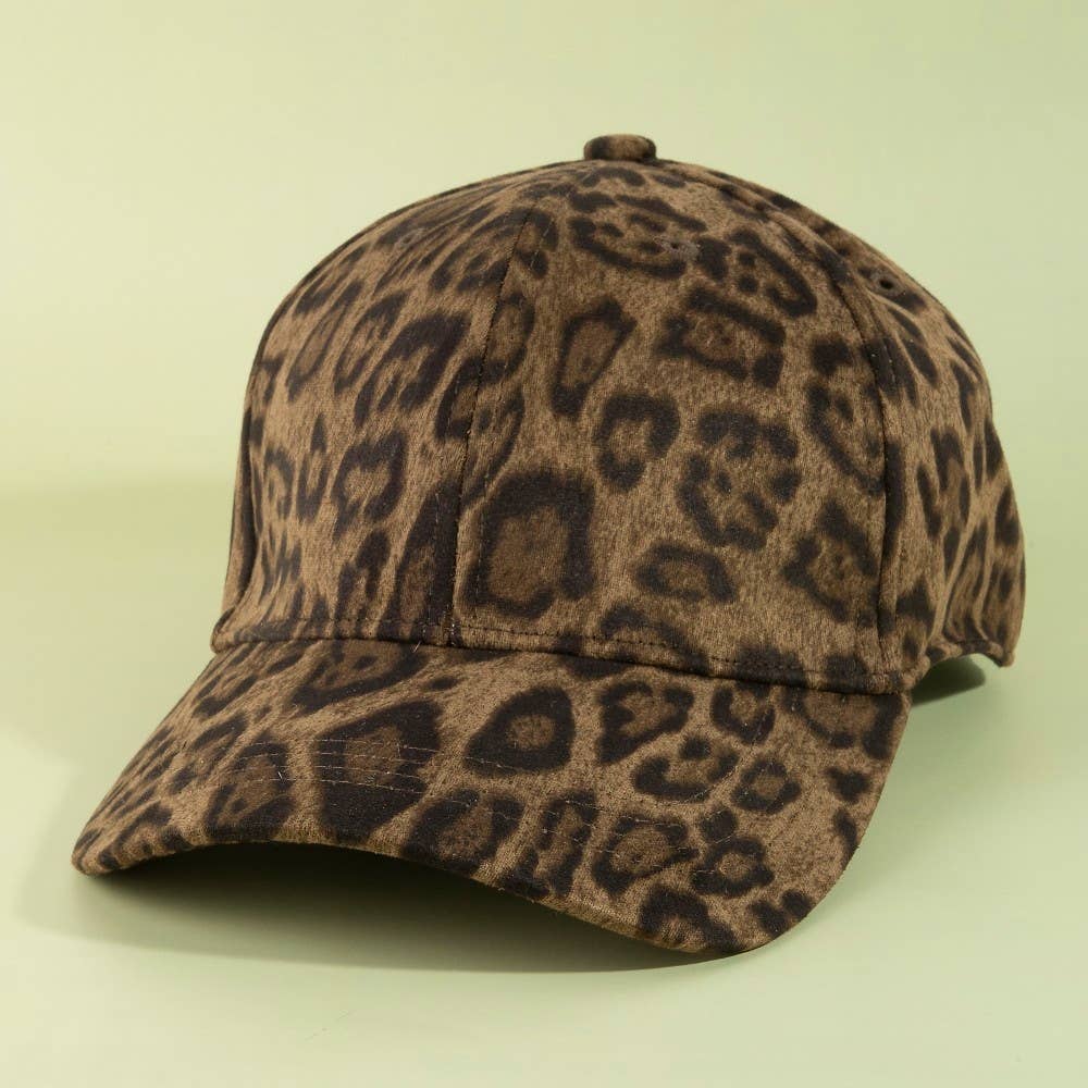 Leopard Print Baseball Cap: LLE