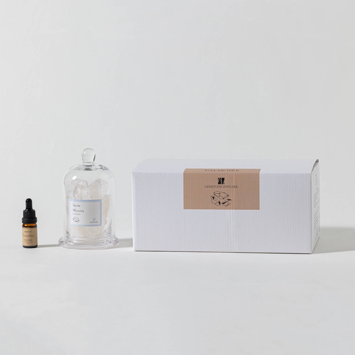 Snow Whisper Gemstone Diffuser [lemon/jasmine]