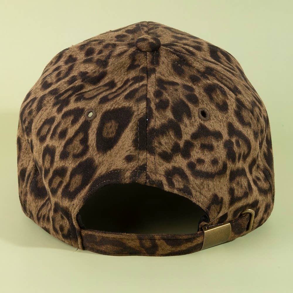 Leopard Print Baseball Cap: LLE