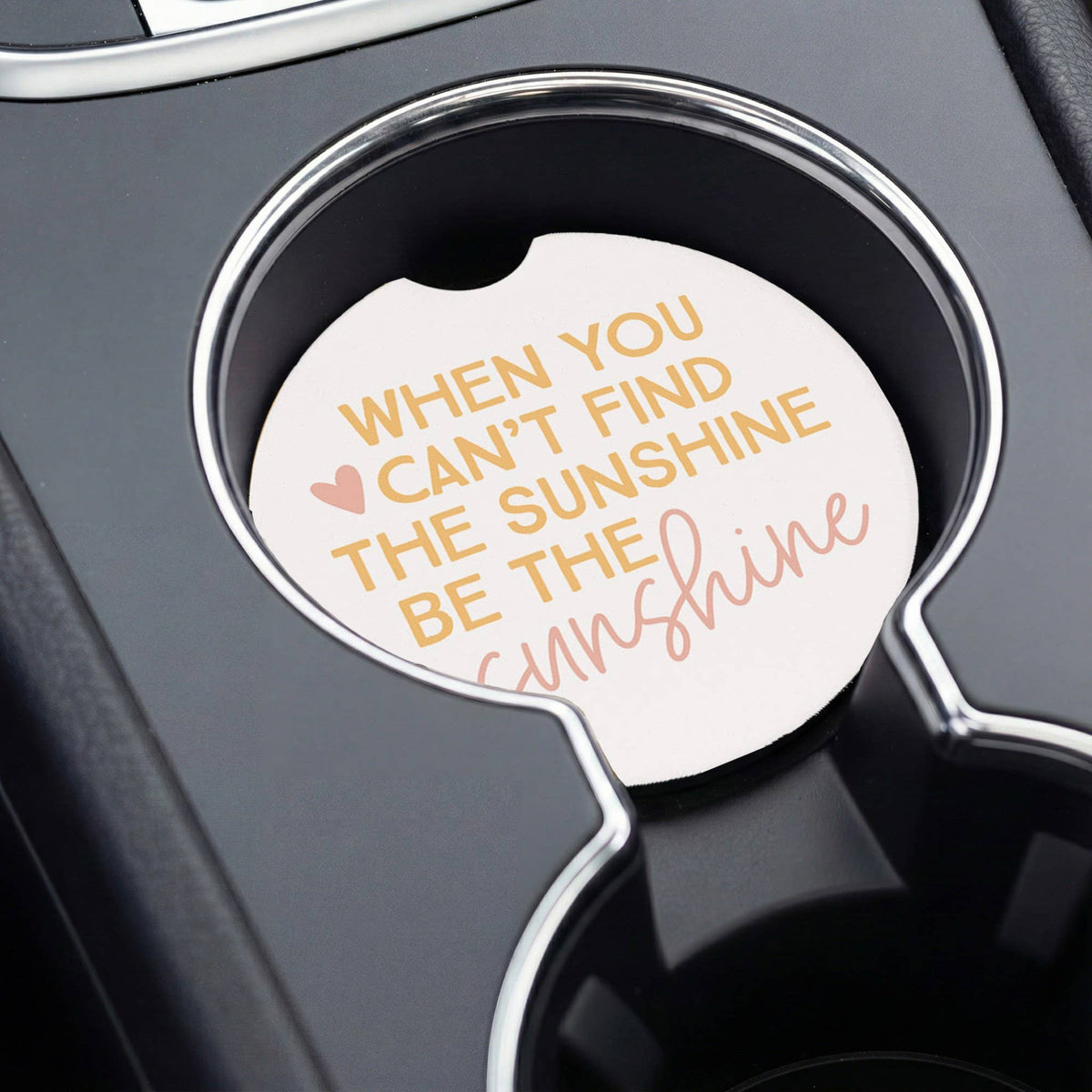 Be The Sunshine Car Coaster Set