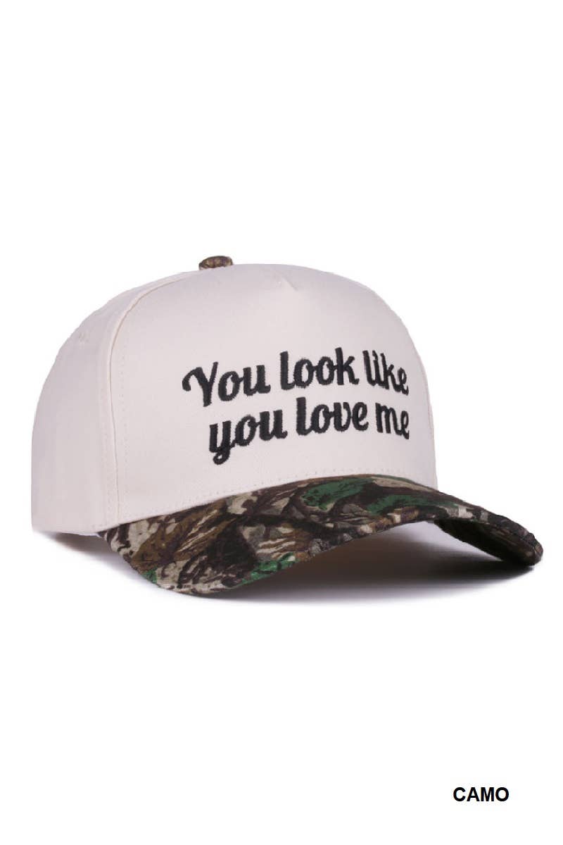 `Two Tone Canvas Cotton Cap: FLORAL-189777 / OS
