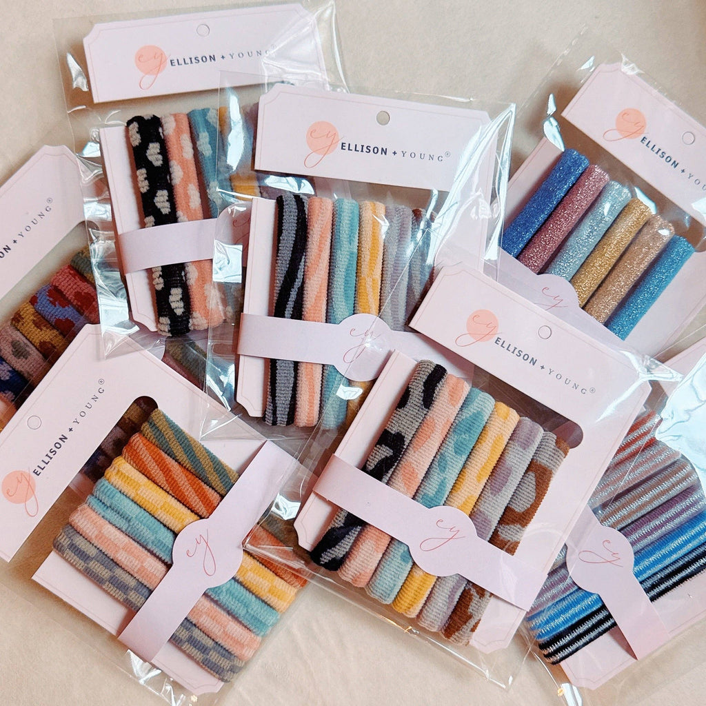 Worlds Best Everyday Hair Ties Set Of 6: Leopard