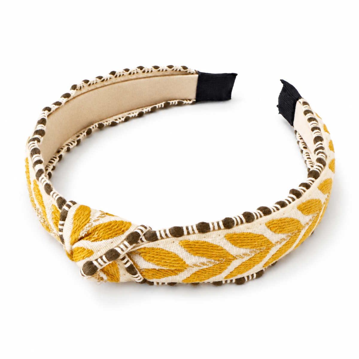Ellison+Young Southern French Slim Headband: Coffee