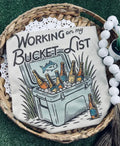 Working on my bucket list (Sublimation=Separate Order: Gildan (T-Shirt) / Tan / L