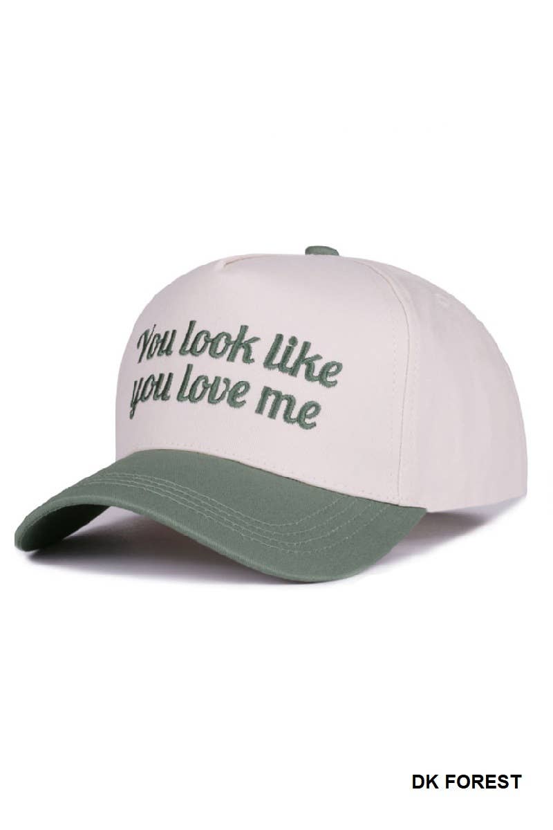 `Two Tone Canvas Cotton Cap: FLORAL-189777 / OS