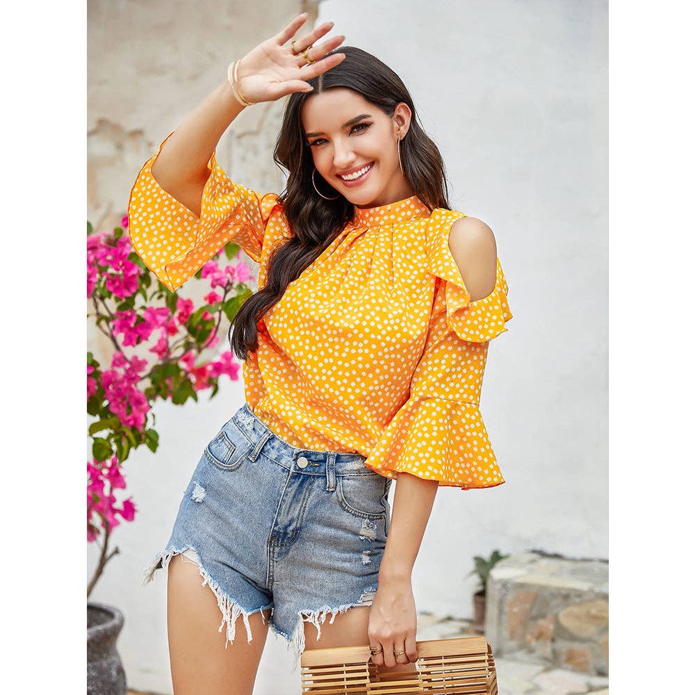 Meryl Yellow Top: Medium