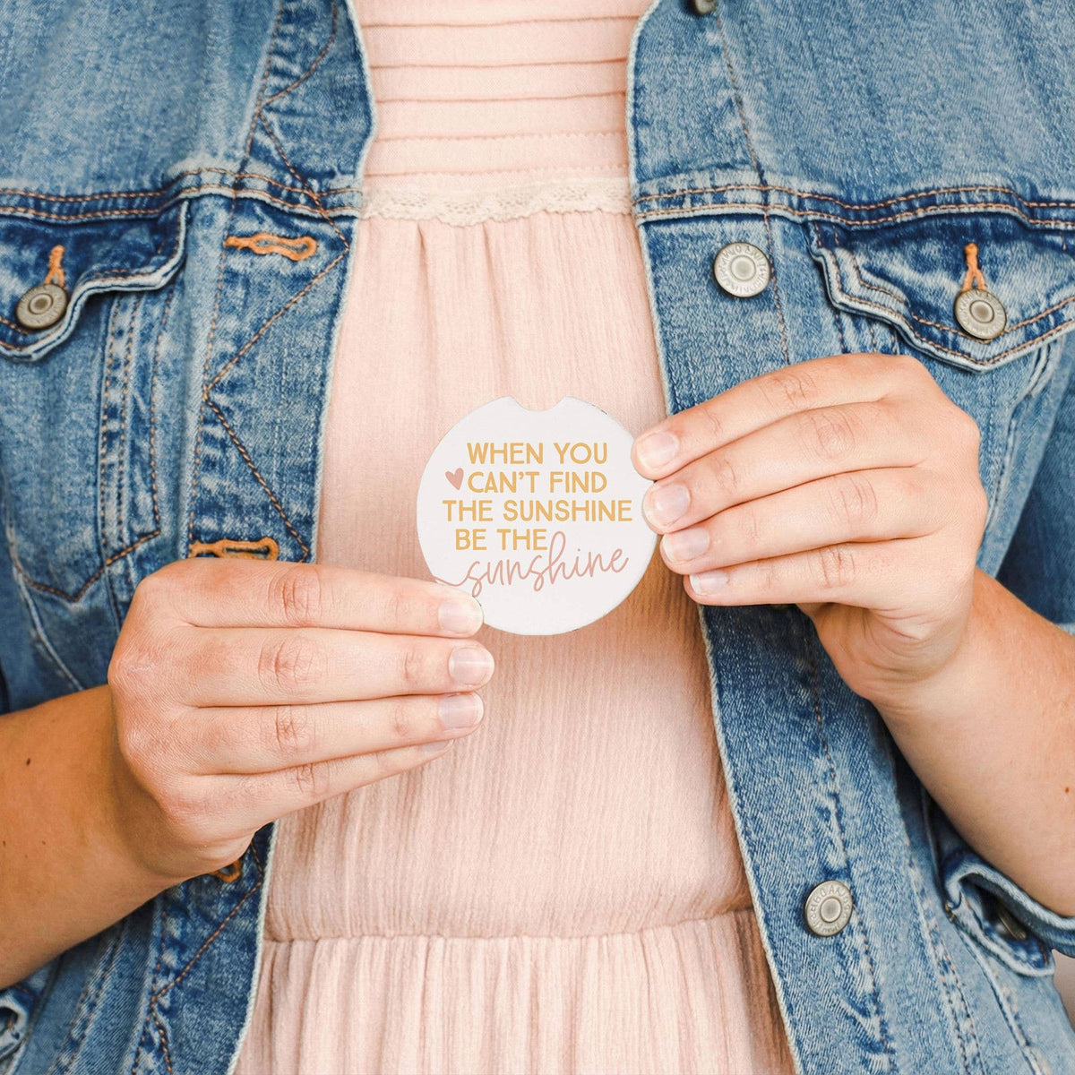 Be The Sunshine Car Coaster Set