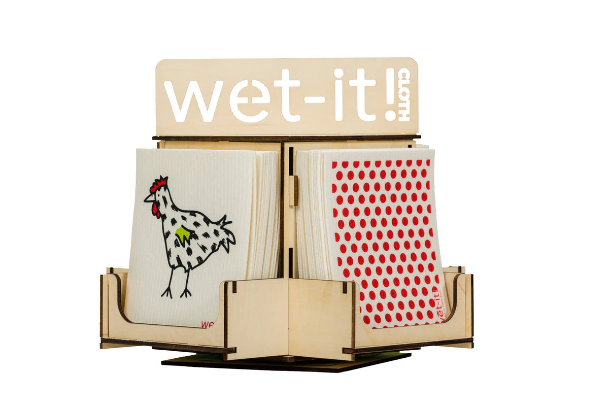 Wet-it! Counter Carousel Display