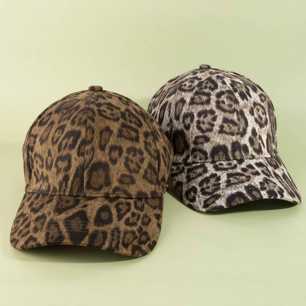 Leopard Print Baseball Cap: LLE